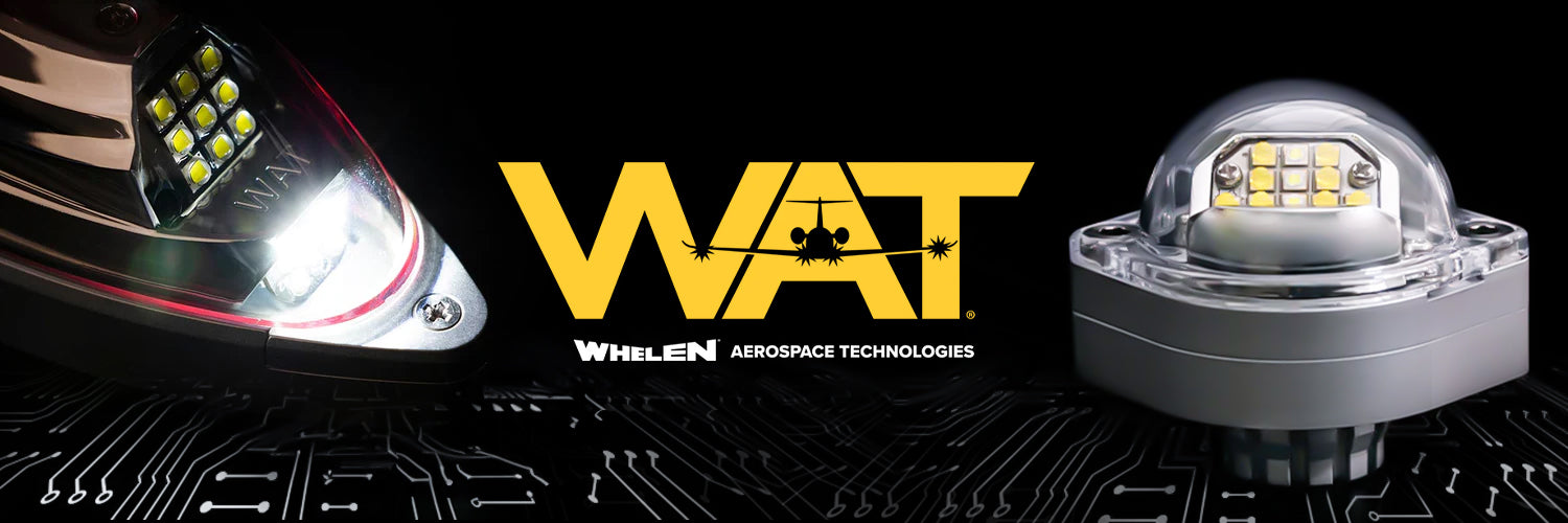 WAT, whelen lights, aircraft light, Whelen Aerospace Technologies, aviation light, General aviation lights
