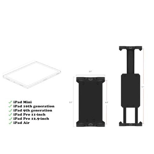 Aviator+ Cockpit Yoke Mount and Suction Cup Set | Multi-Device Holder