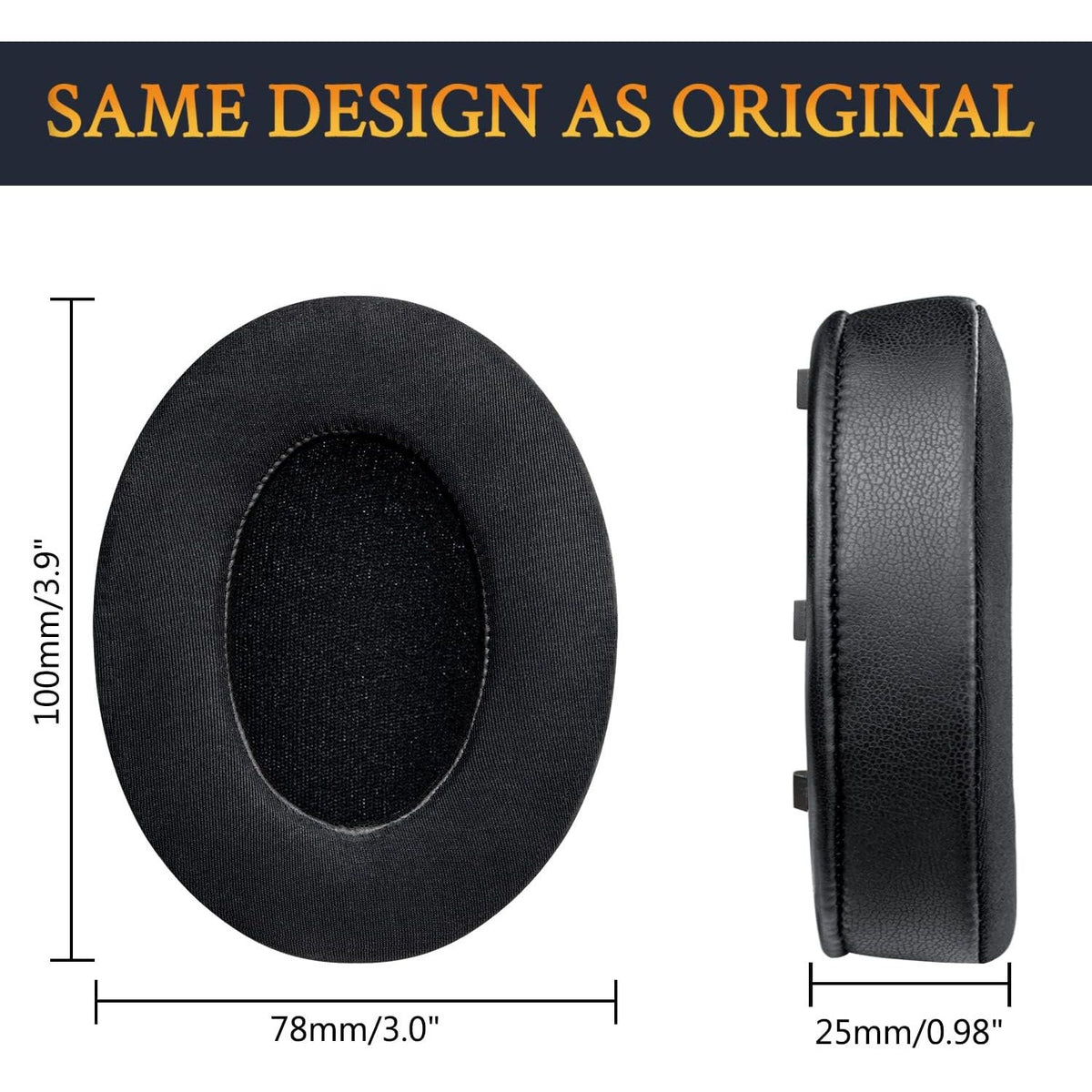 CS Upgraded Replacement Ear Pad Cushions for Sony WH-1000XM3 Headphones | Cooling Gel