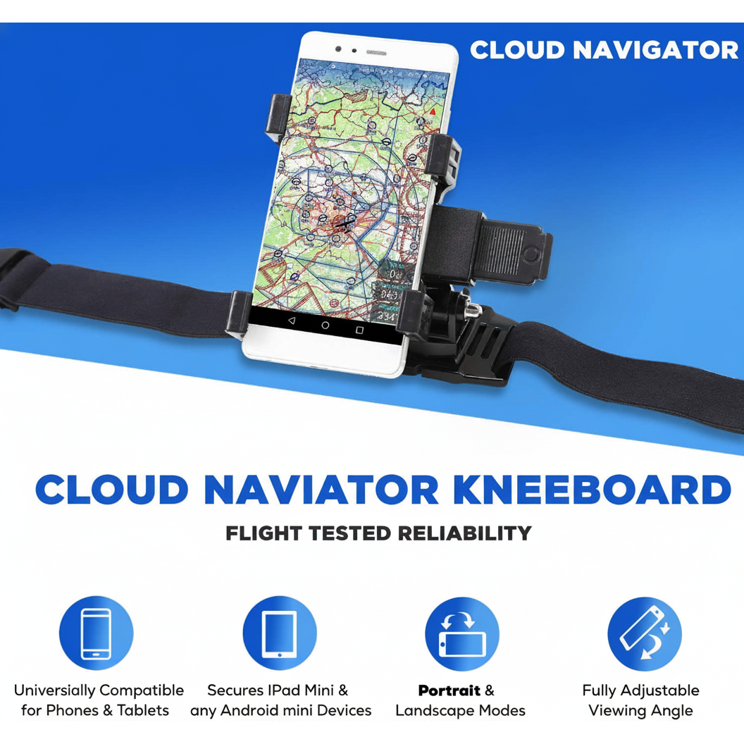 TechSierra Pilot Kneeboard for iPad Mini (All versions), Lightweight and Compact