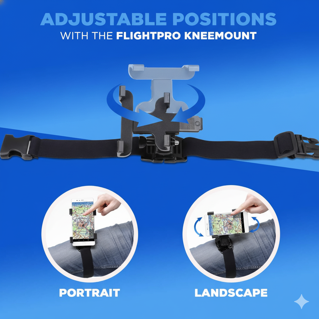 TechSierra Pilot Kneeboard for iPad Mini (All versions), Lightweight and Compact