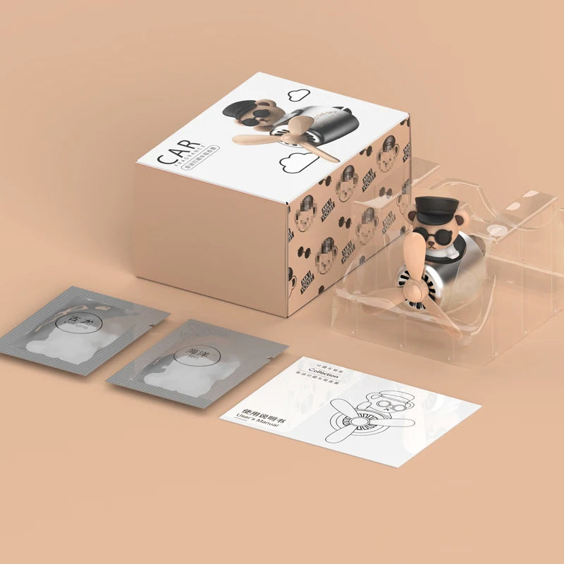 Little Bear Pilot Car Air Freshener