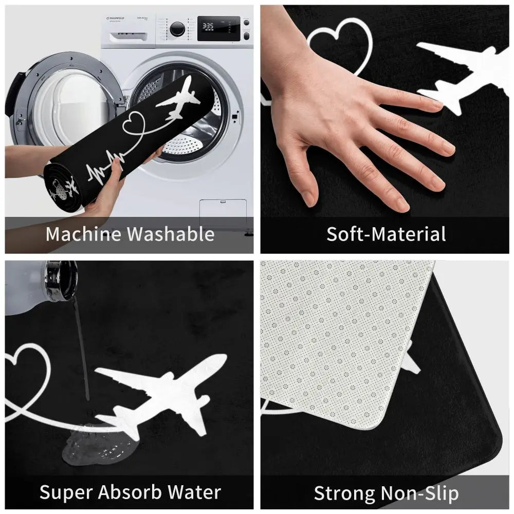 Aviation-Inspired Doormat