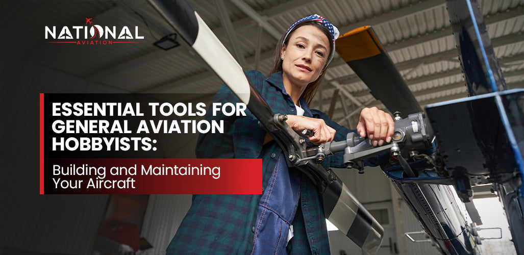  Homebuilder assembling Van’s RV wing using rivet squeezer – general aviation maintenance  Buy general aviation tools online at National Aviation with discount code NA25