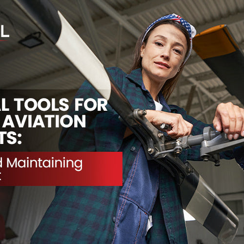  Homebuilder assembling Van’s RV wing using rivet squeezer – general aviation maintenance  Buy general aviation tools online at National Aviation with discount code NA25