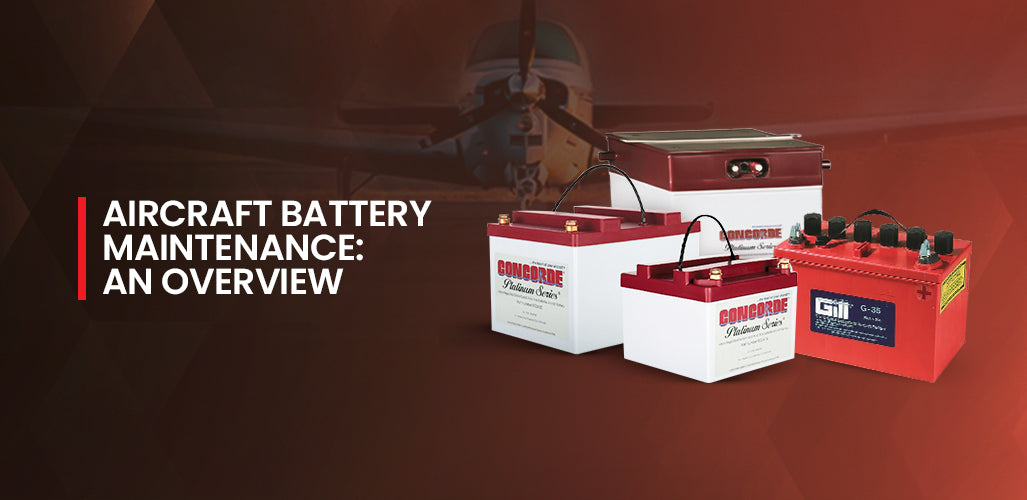 collection of aircraft batteries for Battery Care Tips for Longevity blog