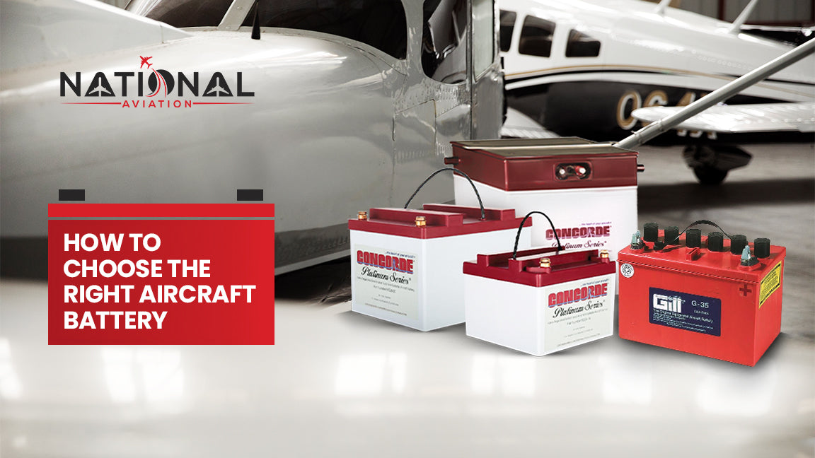 HOW TO CHOOSE THE RIGHT AIRCRAFT BATTERY