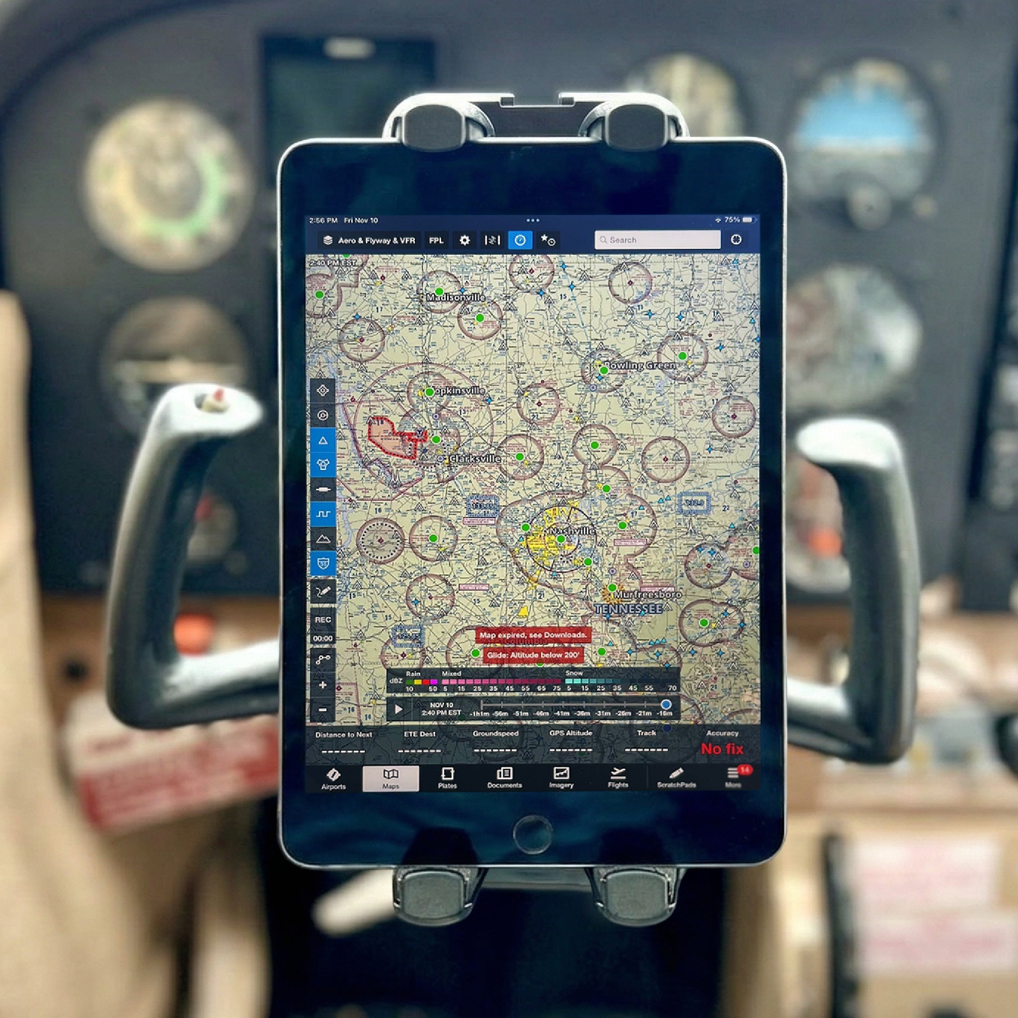 ProAviator Heavy-Duty Yoke Mount | Multi-Device Tablet & Phone Holder