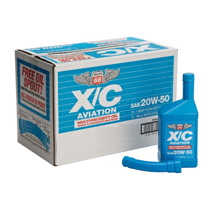 PHILLIPS 66 X/C AVIATION OIL SAE 20W50 - National Aviation