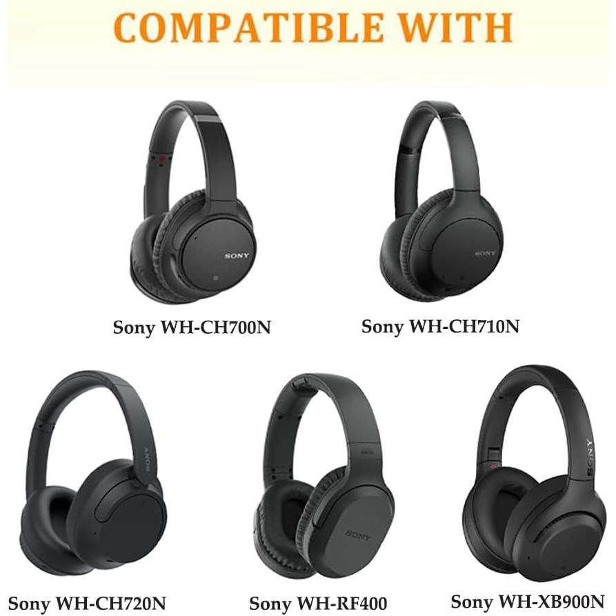 CS Cooling Gel Ear Pad Cushions for Sony Headphones WH-CH710N | CH700N | CH720N | XB900N | WH-RF400