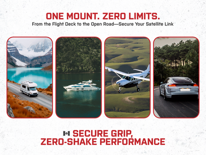 ProAviator Starlink Mini Suction Cup Mount & 10FT USB-C to DC Cable Kit