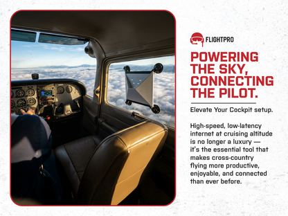 ProAviator Starlink Mini Suction Cup Mount & 10FT USB-C to DC Cable Kit