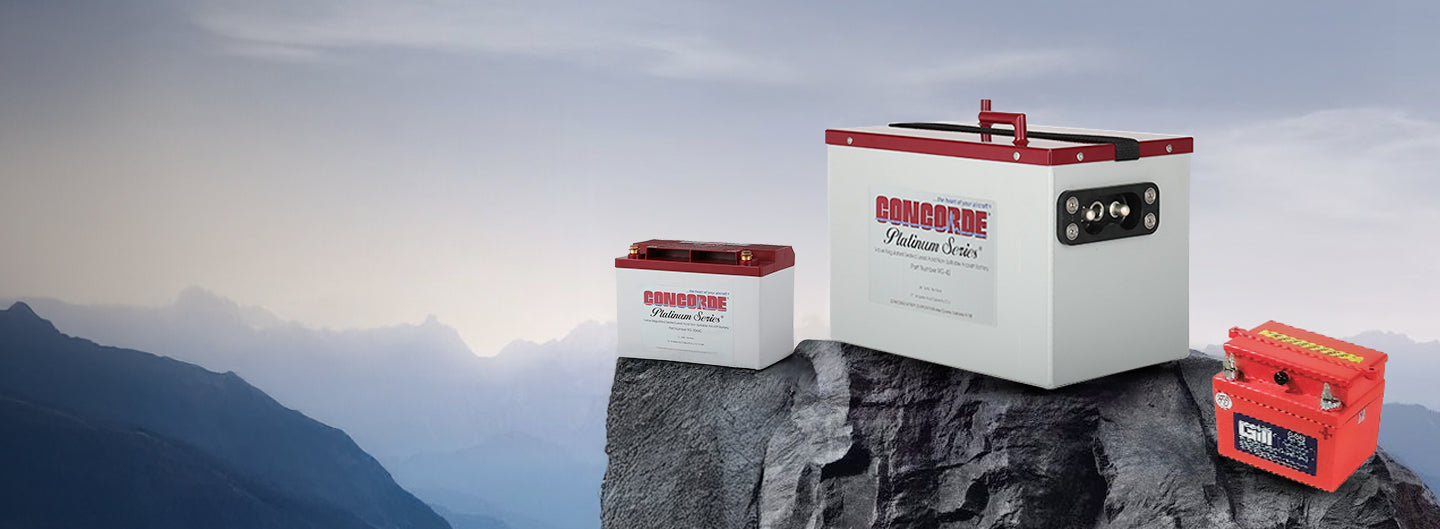 image of general aircraft Concorde batteries collection