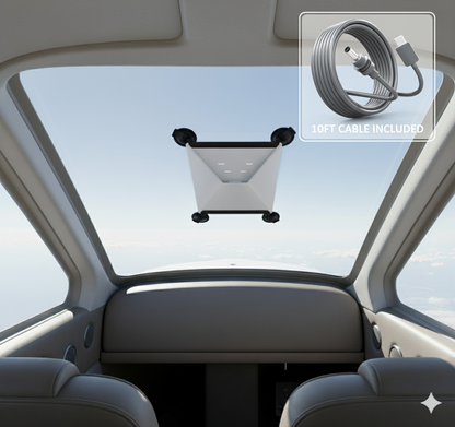 ProAviator Starlink Mini Suction Cup Mount & 10FT USB-C to DC Cable Kit