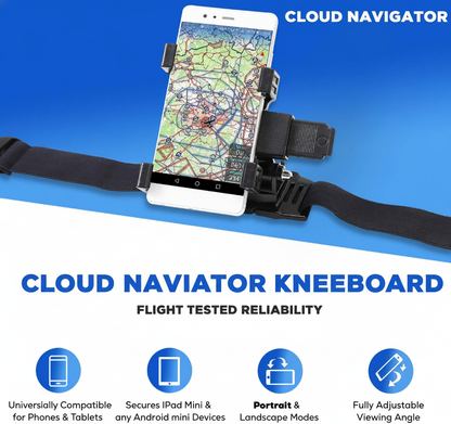 TechSierra Pilot Kneeboard for iPad Mini (All versions), Lightweight and Compact