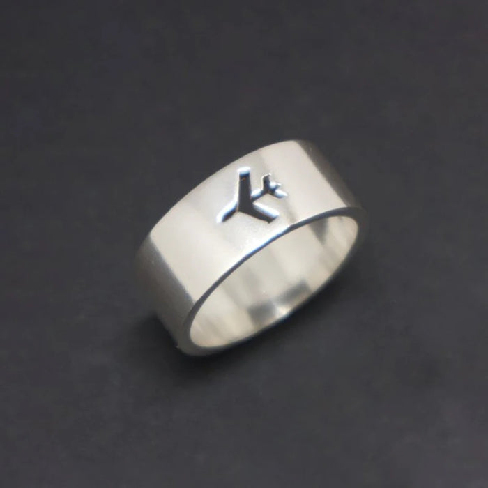 Take Flight in Love - Aviation Couple Rings for Lifelong Companionship