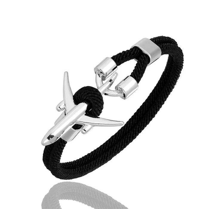 Airplane Anchor Charm Bracelets for Discerning Individuals