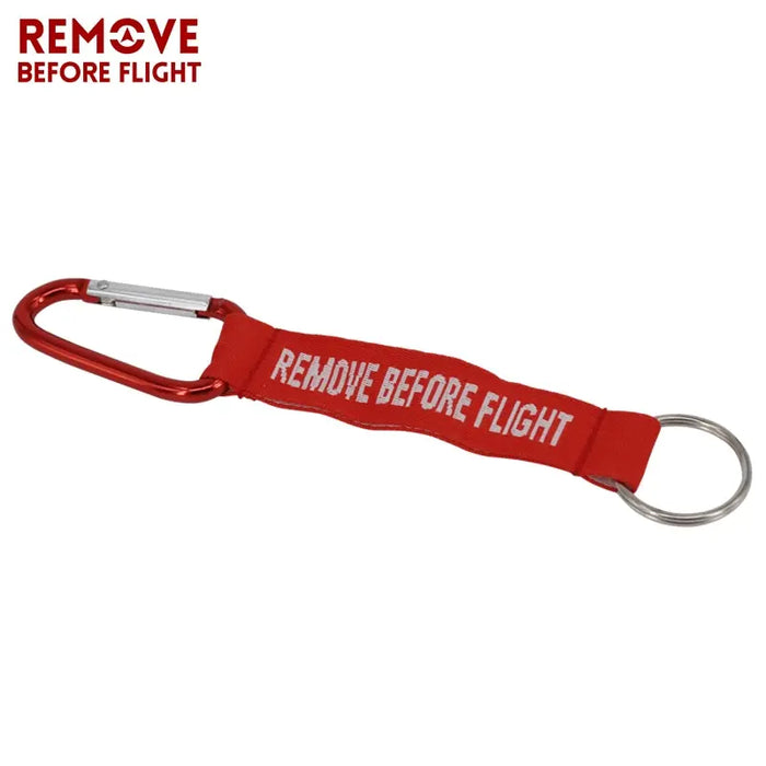 Remove Before Flight Keychains