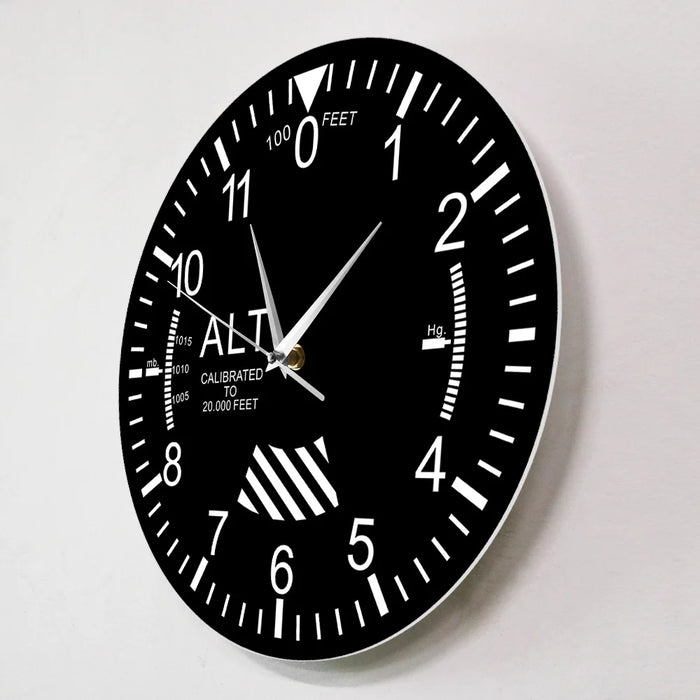 Altimeter Clock for Aviation Enthusiasts