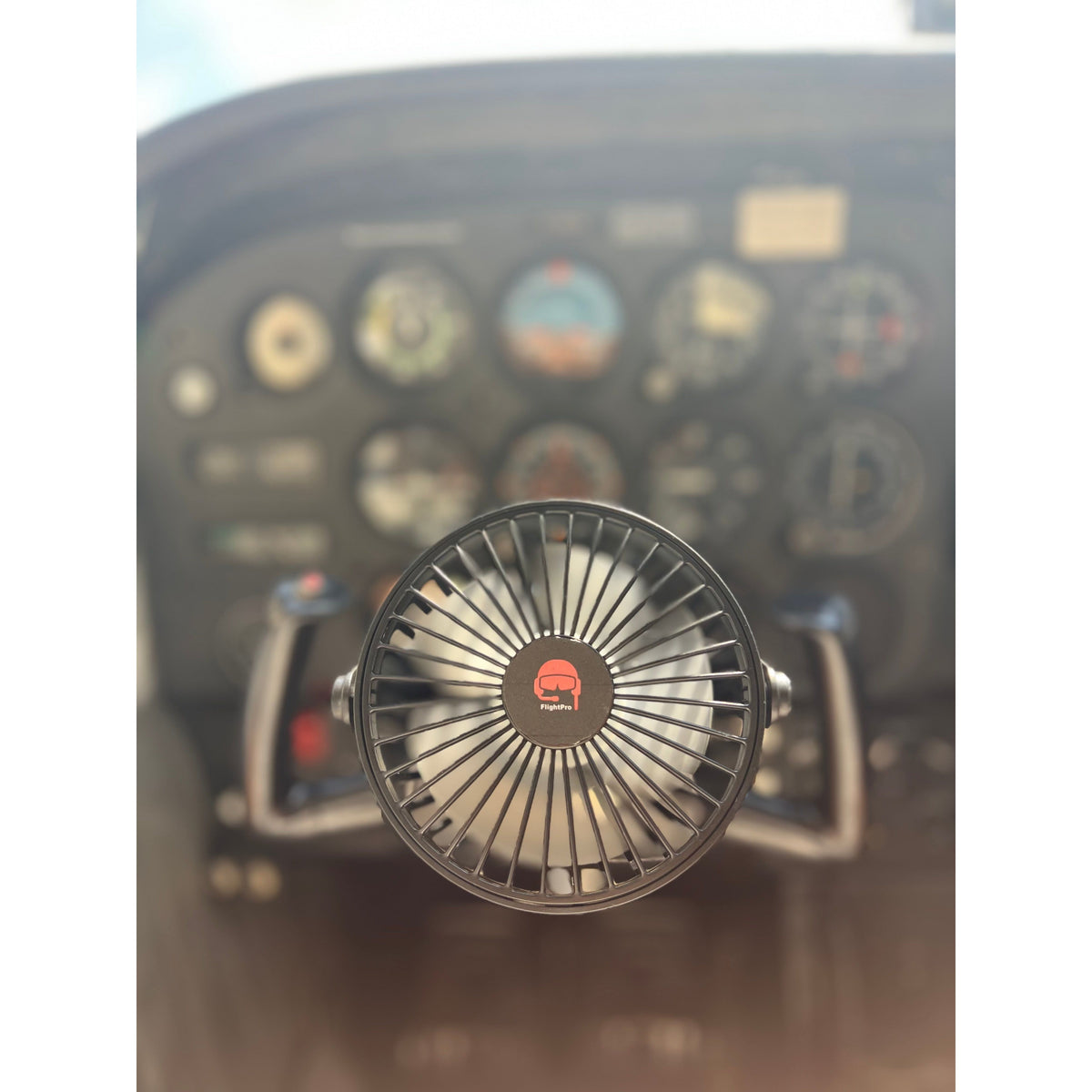 FlightPro CoolProp Yoke Mounted Fan | 3-Speed Portable Cockpit Cooling Fan