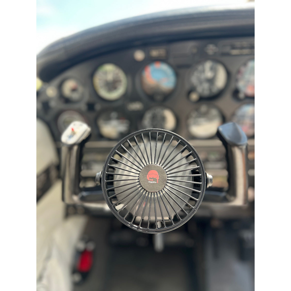 FlightPro CoolProp Yoke Mounted Fan | 3-Speed Portable Cockpit Cooling Fan