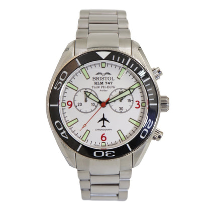 747 Tribute - Stainless Steel, White Dial
