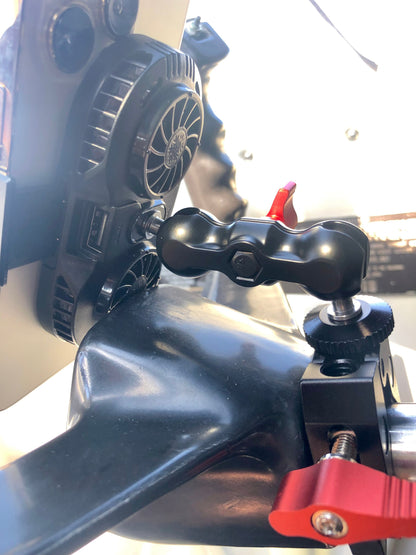 FlightPro Active Cooling + Charging Yoke Mount for iPhones & Smartphones