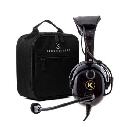 front view of Kore aviation headset - - National Aviation