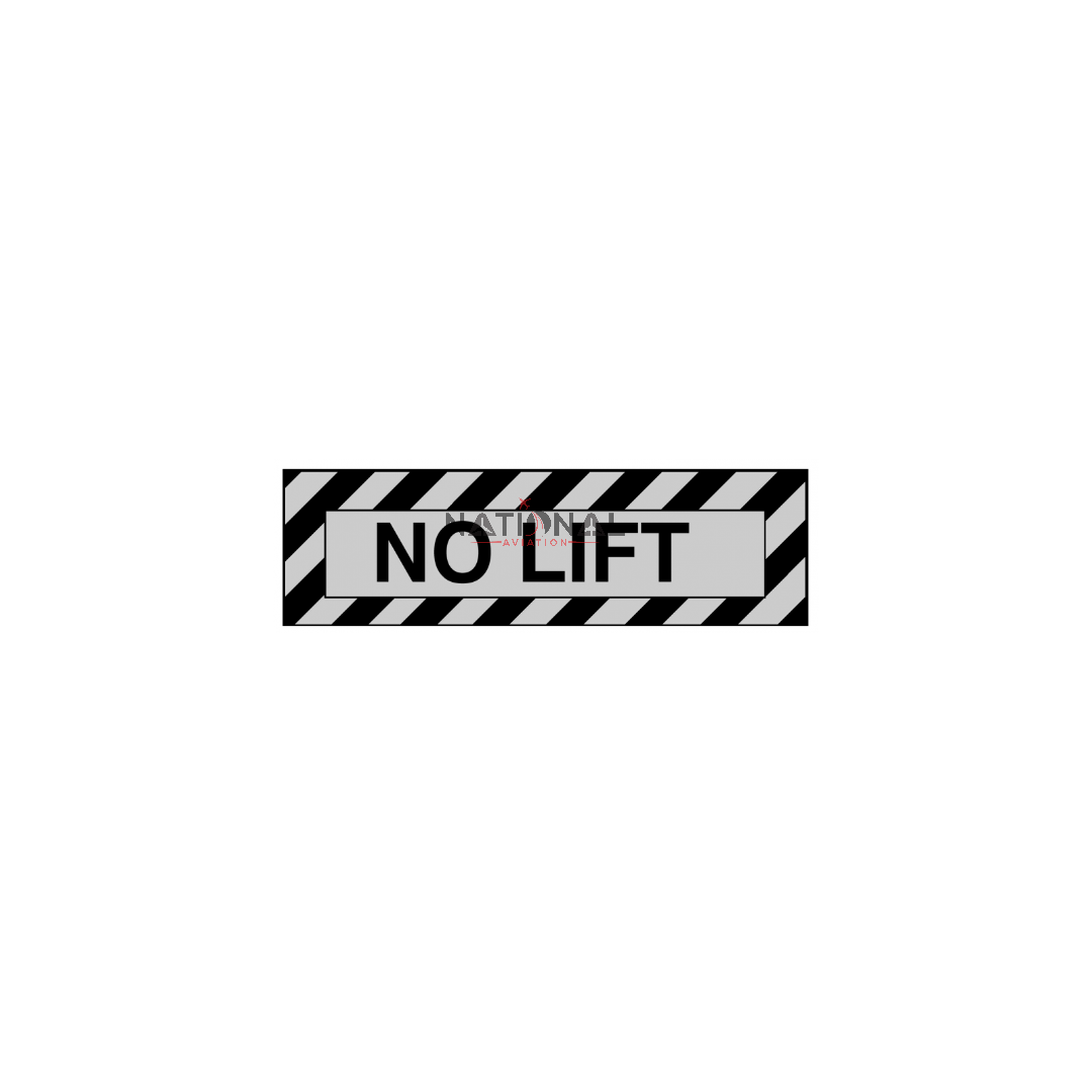 NO LIFT DECAL