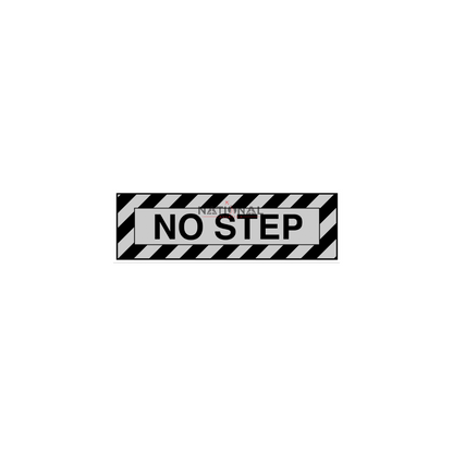 No Step Lettering NO STEP DECAL National Aviation