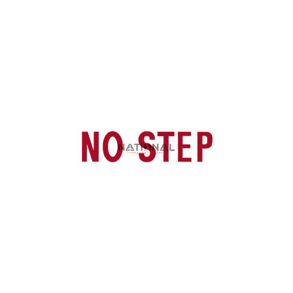 NO STEP DECAL National Aviation