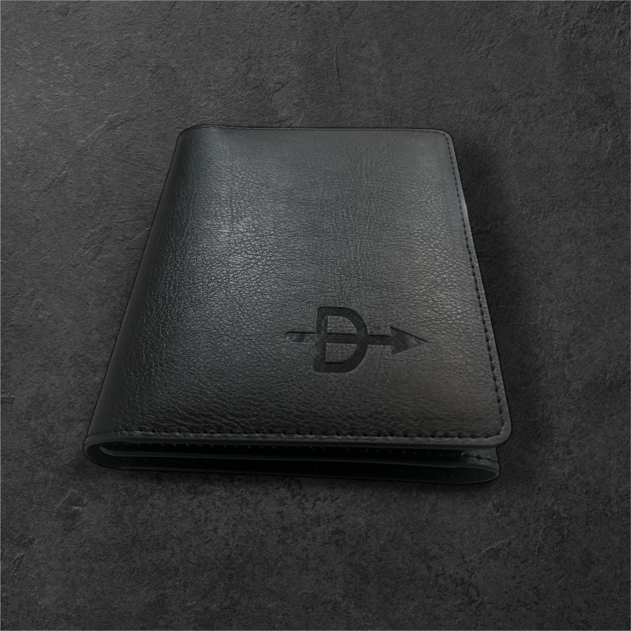 Ðirect-To Pilot Wallet with Designated Slots for License, Passport, Medical Certificate, Black PU-Leather