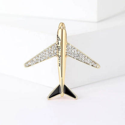 Gold Aviation pin gift for pilots and cabin crew - national aviation