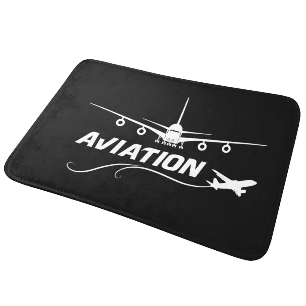Aviation-Inspired Doormat
