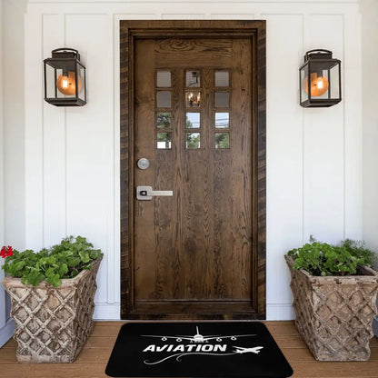 Aviation-Inspired Doormat