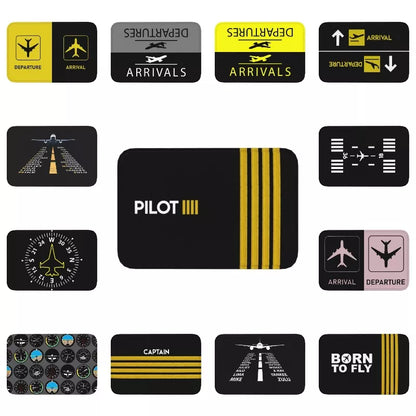 Aviation-Inspired Doormat
