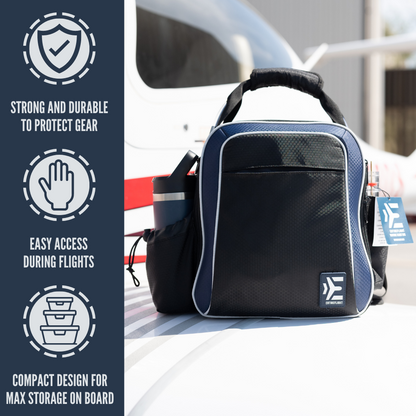 EntireFlight Pilot Bag - The Venture Flight Bag For Pilots - Blue